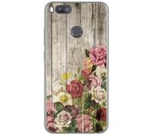 Tumundosmartphone Funda Gel Tpu para Xiaomi Mi 5X / Mi A1 diseño Madera 08 Dibujos