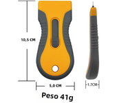 Window Cleaning Blade Scraper Glue Removal Blade Glass Oven Razor Scraper Plastic Handle Razor Scraper Spatula Car Film Tool