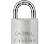 Candado Abus TITALIUM Macizo Fuerte Resistente Llave Tulipa 54TI/30KA