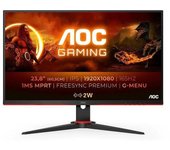 Monitor gaming aoc 24g2spae/bk 23.8"/ full hd/ 1ms/ 165hz/ ips/ multimedia/ negro