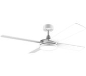 Ventilador de Techo Cecotec EnergySilence Aero 5200 White Line/ 60W/ 4 Aspas 132cm/ 3 velocidades