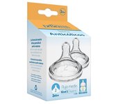 Dr Browns Tetinas Options+ Nivel 2 Boca Ancha 3m+ 2uds Sin BPA