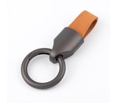 Titanium Cowhide Key Ring Keychain Buckle Pendant Super Lightweight Man Car Keychain Creativity Gift EDC Outdoor Small Accessory