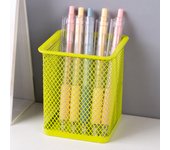 1Pcs New Pencil Holder Office Desk Metal Mesh Square Pen Pot Cup Case Container Organiser Durable Pencil Case