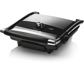 Haeger BISTRÔ - Parrilla Eléctrica 2000W con Control de Temperatura y Placas Antiadherentes