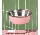 Hanging automatic feeder cat water dispenser automatic food refill pet small dogs rabbits hanging cage food utensils