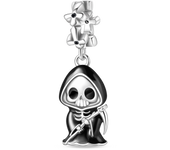 2024 New Original 925 Silver Halloween Beads For Pandora Bracelet DIY Flying Witch Charm For Women Jewelry Fashion Gift