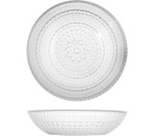 H&H Plato Llano Venere de Vidrio Transparente - Ø 21 Cm