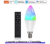 E14 Tuya WiFi Smart Led Bulb Candle Light 220V 5W 7W 9W with RF 2.4G Remote Smart Life APP Voice Control With Alexa Google Home