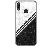 Tumundosmartphone Funda Gel Tpu para Huawei P Smart 2019 / Honor 10 Lite diseño Mármol 01 Dibujos