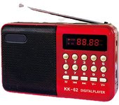 BIT Altavoz Medio Portátil Con Radio FM Digital Reproductor de MP3 Soporta Tarjeta TF USB Con Pantalla LED Occkic Multifuncional
