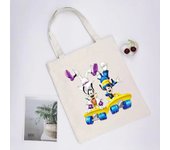 Disney A Goofy Movie Cartoon Large Capacity Canvas Shoulder Bag Women's Casual Tote Kids Student Handbag Shopping