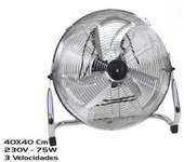 NAKLOE - Ventilador de suelo - Ventilador de suelo grande - Ventiladores - 230V - 75W - 40cm