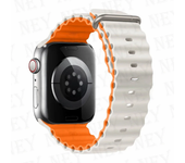Ocean silicone strap for Apple Watch Ultra2 49mm 45mm 40mm 44mm 41mm sport bracelet for apple watch bands serie 9 8 7 6 5 4 3 SE