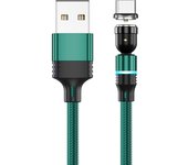 540 Degrees Rotate Magnetic Cable Charging Micro USB Type C IPone Cable For iPhone13 Pro Max Samsung Xiaomi USB Cord Wire Cable