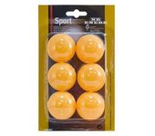 Pelotas Tenis Mesa Enebe SPORT 40mm 6 Unidades Naranja