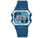 Lorus Reloj Niña, Niño Ninos Digital Correa Silicona Azul Plástico 10 Atm