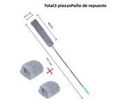 Household Cleaning Duster Long Handle Floor Mop Wall Gap DustBrush Mop Home Flexible Cleaning Under Sofa Tool Retractable Window