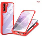 3IN1 360° Full Protecting Case for Samsung Galaxy S25 S24 Ultra S23 Plus FE A56 A36 A16/06/55/35/25/15/05/S Transparent HD Cover