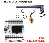 0.96 OLED Display ESP32 lora 32 v3 868MHz 915MHz HTIT-WB32LA_V3 LoRa32 SX1262 Development Board 2/5dbi for meshtastic devices