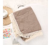 Cotton Muslin Swaddle Blankets for Newborn Baby Tassel Receiving Blanket New Born Swaddle Wrap Infant Sleeping Quilt Bed Cover