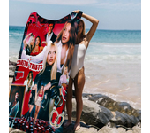 Emilia Mernes Singer Microfiber Blanket Quick Drying Beach Towels Oversized Printing Super Absorbent Pool Towel Blanket