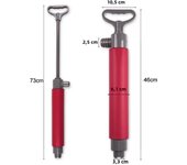 46cm Portable Kayak Manual Pump Canoe Floating Hand Bilge Pump Kayak Pump for Outdoor Survival Emergency Kayak Boat Accessories