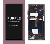 6.67" S22 Ultra Amoled Display for Samsung Galaxy S22 Ultra Lcd Display S908B S908U Digital Touch Screen Replacement with Frame