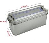 Old-fashioned Rectangular Iron Box High Quality Metal Storage Box Cake Packaging Box Durable with Lid Candy Box