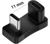 5/2PCS 180 Degree Angle USB C Adapter USB-C Male to Female 20Gbps PD 140W Charging Converter Adapter for Steam Deck Accessories