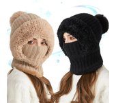 Gorro de punto para mujer Stellaya en otoño e invierno, gorro de punto para mujer en otoño e invierno, para clima frío