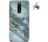 Tumundosmartphone Funda Gel Tpu para Xiaomi Redmi 8 diseño Mármol 09 Dibujos