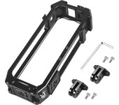 X4 Protective Frame Case Quick Mount Cage 1/4 Hole Folding Tripod Adapter Cold Shoe Aluminum Alloy for Insta360 X4 Action Camera
