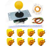 Jp Original Sanwa 8YT Joystick Obsf 30 Push Button Octagonal Restrictor Zero Delay Neo Geo Coin Pusher Arcade Game Machine Diy