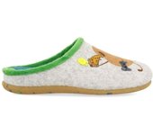 Hot Potatoes 67580 Zapatillas de casa Navan para niño en gris de textil