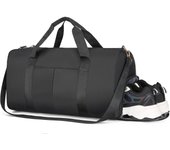 Bolsa de Viaje Impermeable con Compartimento para Zapatos y Bolso para artículos húmedos, Bolsa de deporte, Bolsa de viaje para Fin de Semana, Bolsa de Noche