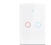 Tuya Wifi Smart Wall Light Switch 1/2/3 Gang EU Touch Switch Rf433 Wireless Remote Control For Alexa Google Home Voice Control