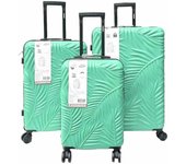 nuevo coleccion de verano maletas giratorias de alta capacidad con 4 ruedas de S/20, M/24 y L28 pulgadas - Material de ABS - Cerradura de combinación numérica
