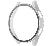 Glass+Case for samsung Galaxy watch 4 44mm 40mm Accessories PC all-around Anti-fall bumper cover+Screen protector Galaxy watch4