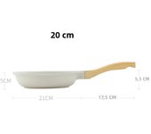 30cm Durable Frying Pan Wok Pan Non-stick Ceramic Pot Induction Gas Stove Universal Cookware Steak Cooking Saucepan Nonstick Pan