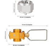 Butane Adapter Gas Saver Plus Gas Convertor Shifter Refill Flat Tank Conversion Adapter Camping Gas Adaptor Valve lpg adapter