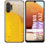Tumundosmartphone Funda Gel Tpu para Samsung Galaxy A32 4G diseño Cerveza Dibujos