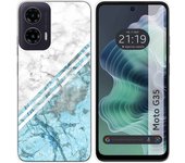 Tumundosmartphone Funda Silicona para Motorola Moto G35 5G diseño Mármol 02 Dibujos