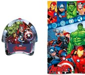 AVENGERS GORRA DE NINO CON TOALLA POLYESTER 70*140CM-MARVEL