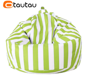 OTAUTAU Outdoor Bean Bag Pouf Cover Without Filler Waterproof Puff Salon Beach Garden Beanbag Chair Corner Seat Puf Sac DD046