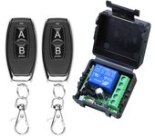 433Mhz Remote Control Wireless Switch DC 12V 1CH RF 10A Relay Receiver and 2CH Transmitter For Door Electromagnetic Lock