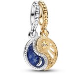 Charm colgante Pandora Sol y Luna Divisible Yin & Yang
