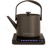 CREATE - Hervidor de agua, Tetera Eléctrica con Capacidad de  500 ml, Control de temperatura táctil  - HATTORI STUDIO
