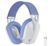 Auriculares con microfono logitech g435 gaming wireless inalambrico blanco