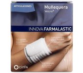 Farmalastic Muñequera Velcro Blanca Talla Grande-EGrande